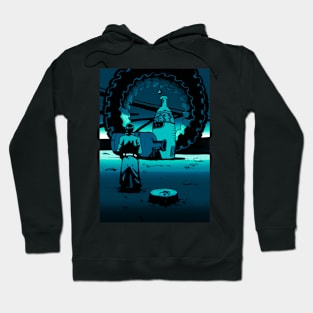 Blue Noir Hoodie